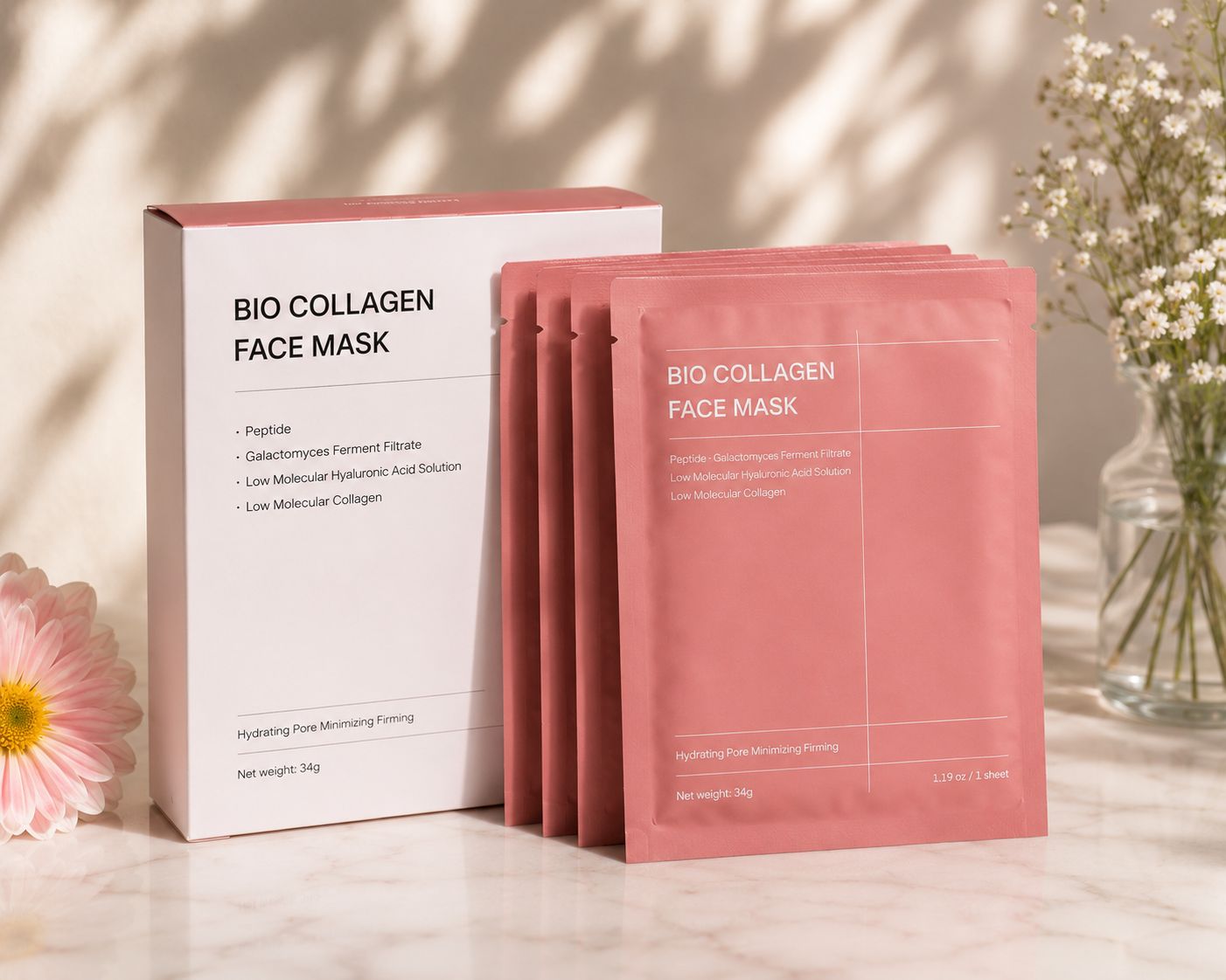 Bio-Collagen Facial Mask (4pcs)
